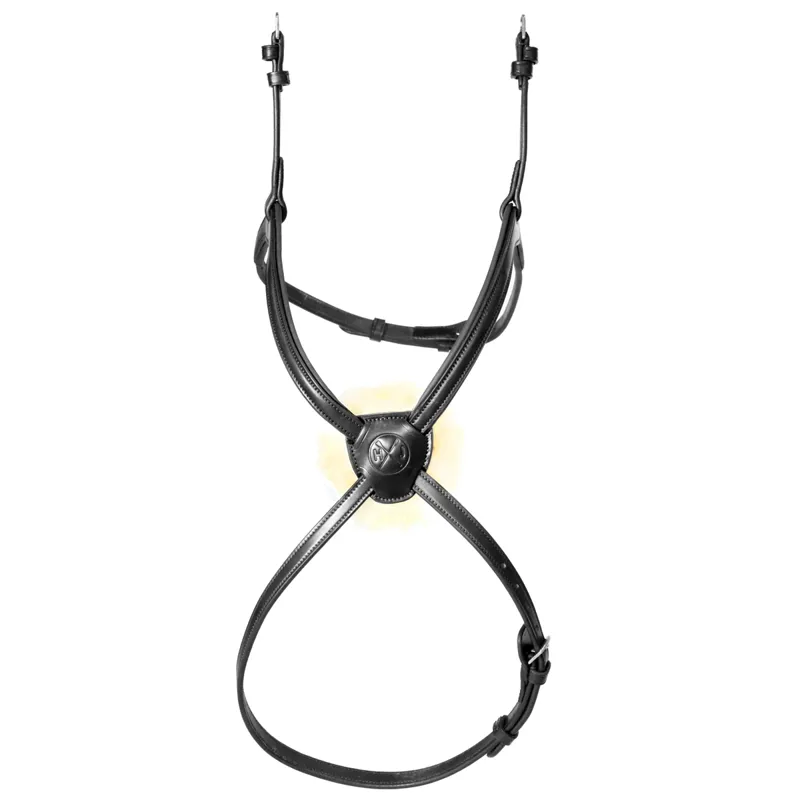 Henry James Figure 8 Sheepskin Grackle Noseband - Black